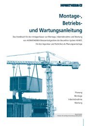 Montage-, Betriebs- und Wartungsanleitung - HOWATHERM