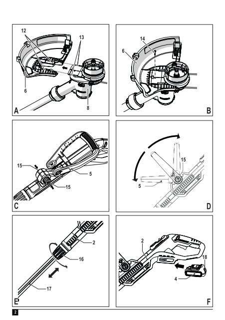 BlackandDecker Coupe-Bordurel Sans Fil- Stc1815 - Type 1 - Instruction Manual (Europ&eacute;en)