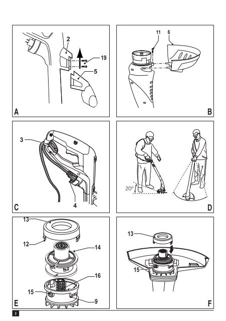 BlackandDecker Coupe-Bordure- Gl310 - Type 1 - Instruction Manual (Europ&eacute;en)