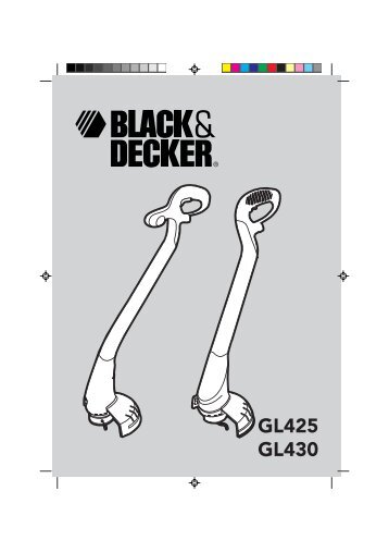 BlackandDecker Coupe-Bordure- Gl430s - Type 2 - Instruction Manual (EuropÃ©en)