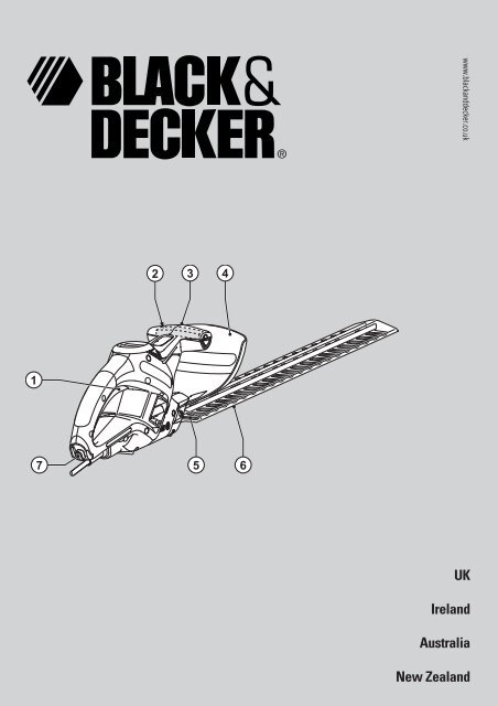 Image of Black & Decker GT515 hedge trimmer on Black & Decker website