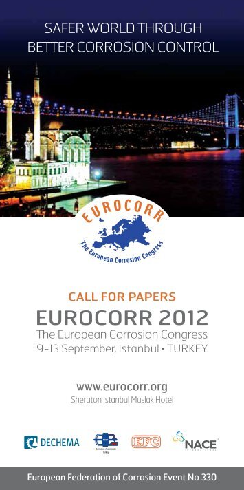 call for papers - Eurocorr 2012