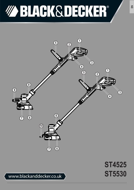 BlackandDecker Coupe-Bordure- St4525 - Type 1 - Instruction Manual  (Anglaise)