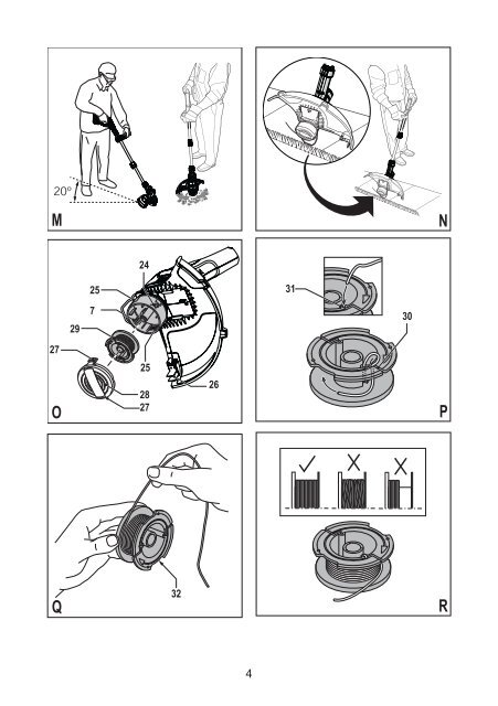 BlackandDecker Coupe-Bordurel Sans Fil- Glc3630l - Type H1 - Instruction Manual (Roumanie)