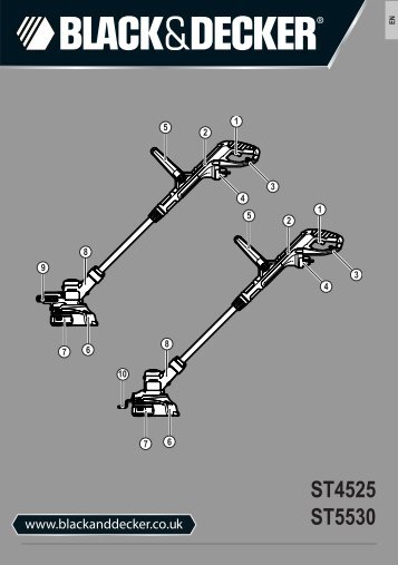 BlackandDecker Coupe-Bordure- St5530 - Type 1 - Instruction Manual