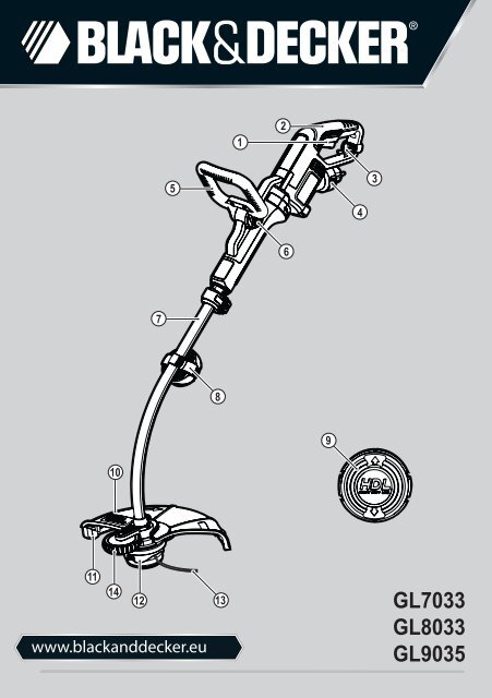 BlackandDecker Coupe-Bordure- Gl7033 - Type 1 - Instruction Manual (Europ&eacute;en Oriental)