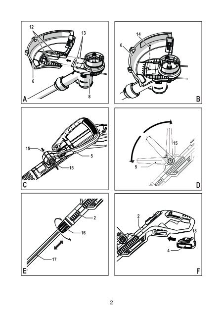 BlackandDecker Coupe-Bordurel Sans Fil- Stc1820 - Type 1 - Instruction Manual (la Hongrie)