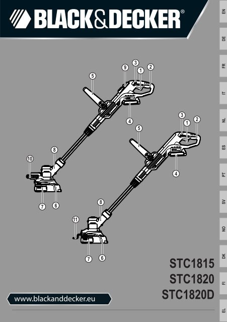 BlackandDecker Coupe-Bordurel Sans Fil- Stc1820d - Type 1 - Instruction Manual (Europ&eacute;en)