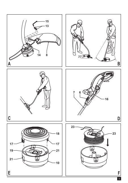 BlackandDecker Coupe-Bordure- Gl710 - Type 3 - Instruction Manual (Europ&eacute;en)