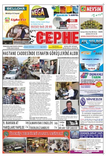 Tel: 543 29 71 GSM 0532 295 15 85 0535 644 50 ... - Cephe Gazetesi