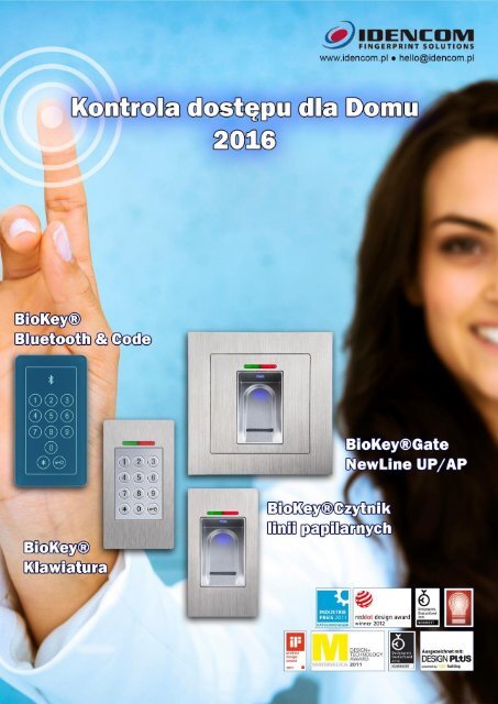 Biometryczna Kontrola dostępu Katalog dla domu