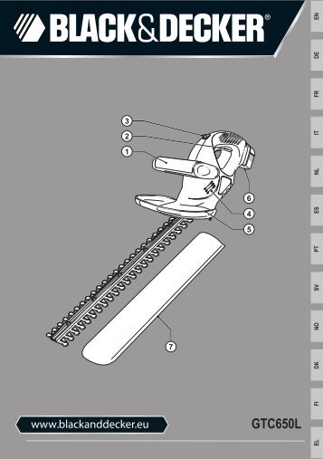 BlackandDecker Taille-Haies S/f- Gtc650l - Type H1 - Instruction Manual (EuropÃ©en)