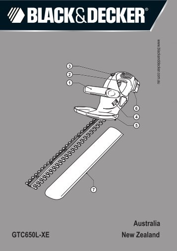 BlackandDecker Taille-Haies S/f- Gtc650l - Type H1 - Instruction Manual (Australie Nouvelle-ZÃ©lande)