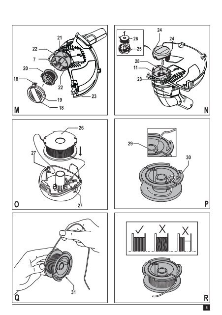 BlackandDecker Coupe-Bordure- Gl5028 - Type 1 - Instruction Manual (Europ&eacute;en Oriental)