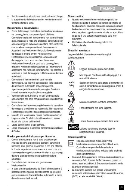 BlackandDecker Tondeuse Rotative- Gr3000 - Type 1 - 2 - Instruction Manual (Europ&eacute;en)