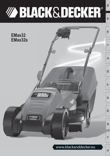 BlackandDecker Tondeuse Rotative- Emax32 - Type 2 - Instruction Manual (EuropÃ©en)