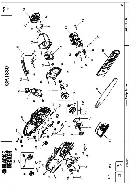 BlackandDecker Tronconneuse- Gk1935 - Type 2 - Instruction Manual (Europ&eacute;en)