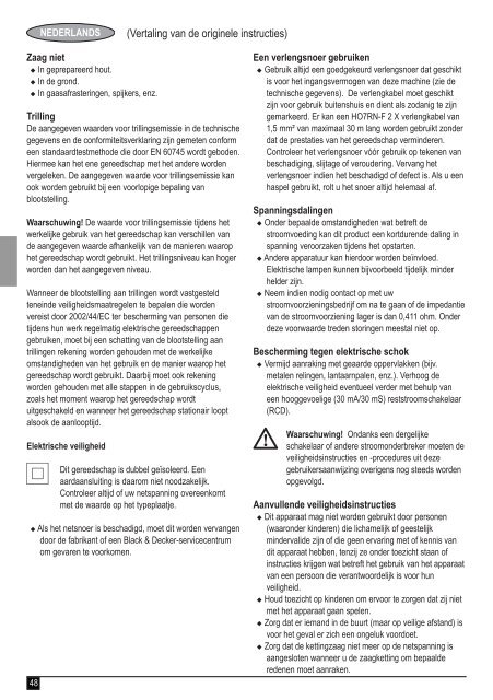 BlackandDecker Tronconneuse- Gk1935 - Type 2 - Instruction Manual (Europ&eacute;en)