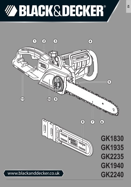 BlackandDecker Tronconneuse- Gk1935 - Type 2 - Instruction Manual (Anglaise)