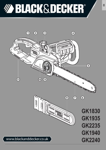 BlackandDecker Tronconneuse- Gk1940 - Type 2 - Instruction Manual (Anglaise)