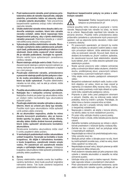 BlackandDecker Elagueur- Gpc1820l - Type H1 - H2 - Instruction Manual (Slovaque)
