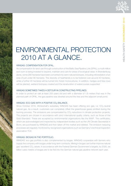 HSE Annual Report 2010 (English) - WINTERSHALL