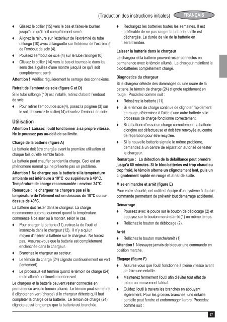 BlackandDecker Elagueur- Gpc1820l - Type H1 - H2 - Instruction Manual (Europ&eacute;en)