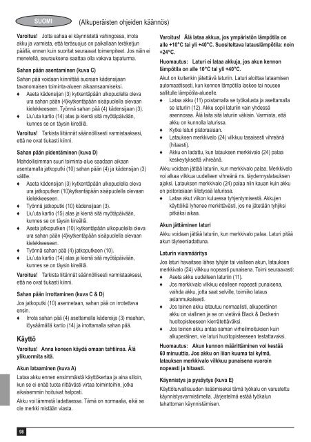 BlackandDecker Elagueur- Gpc1820l - Type H1 - H2 - Instruction Manual (Europ&eacute;en)