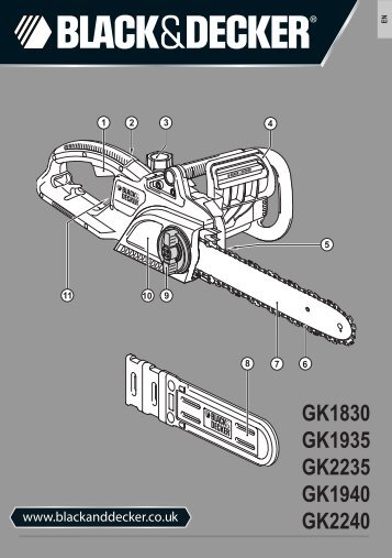 BlackandDecker Tronconneuse- Gk2235 - Type 2 - Instruction Manual (Anglaise)