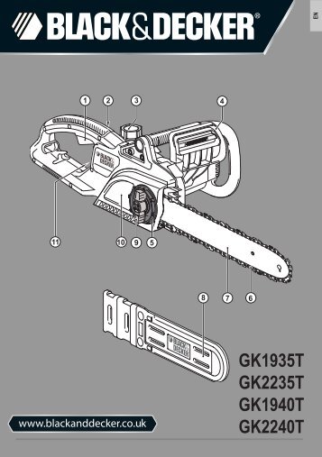 BlackandDecker Tronconneuse- Gk2235 - Type 2 - Instruction Manual (Anglaise)