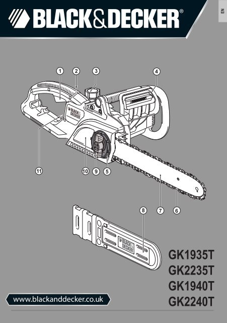 BlackandDecker Tronconneuse- Gk2235 - Type 2 - Instruction Manual (Anglaise)