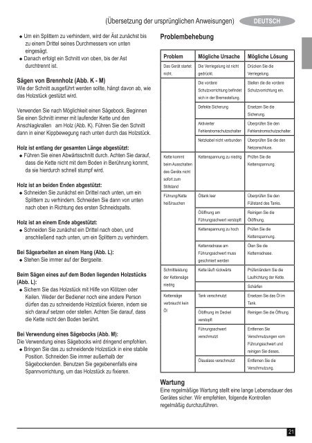 BlackandDecker Tronconneuse- Gk2235 - Type 3 - Instruction Manual (Europ&eacute;en)