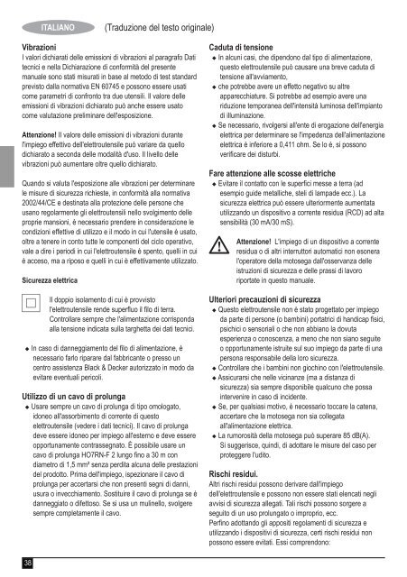 BlackandDecker Tronconneuse- Gk2235 - Type 3 - Instruction Manual (Europ&eacute;en)