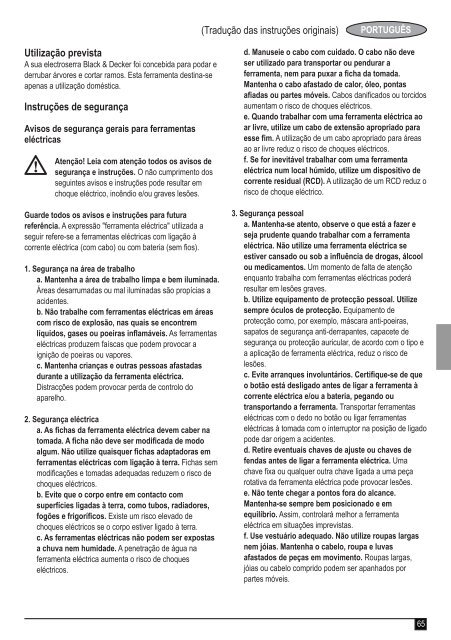 BlackandDecker Tronconneuse- Gk2235 - Type 3 - Instruction Manual (Europ&eacute;en)