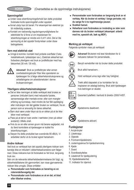 BlackandDecker Tronconneuse- Gk2235 - Type 3 - Instruction Manual (Europ&eacute;en)