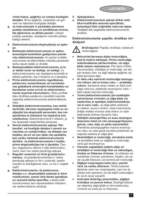 BlackandDecker Tronconneuse- Gk2235 - Type 3 - Instruction Manual (Lettonie)