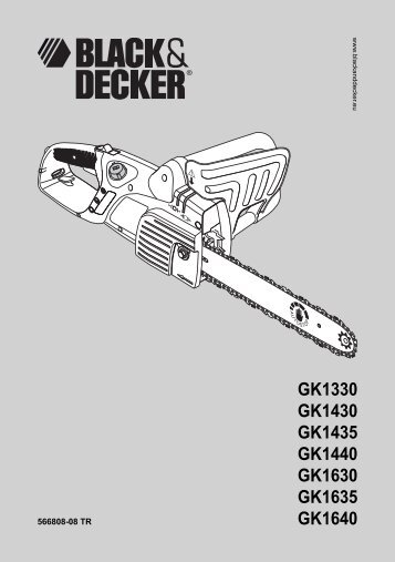 BlackandDecker Tronconneuse- Gk1440 - Type 1 - Instruction Manual (Turque)