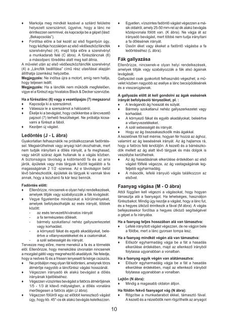 BlackandDecker Tronconneuse- Gk2235 - Type 3 - Instruction Manual (la Hongrie)