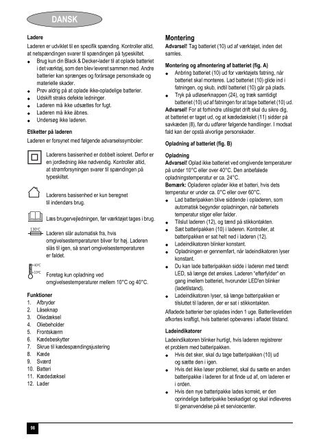 BlackandDecker Tronconneuse- Gkc1817l - Type H1 - Instruction Manual (Europ&eacute;en)