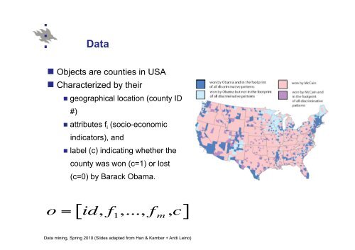 582364 Data mining, 4 cu Lecture 9: