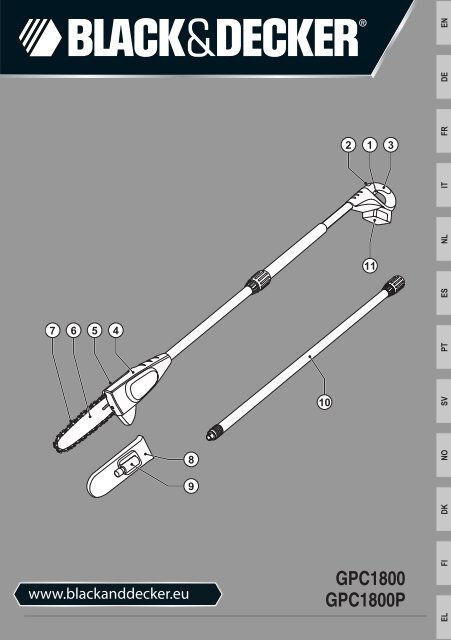 BlackandDecker Elagueur- Gpc1800 - Type H2 - Instruction Manual (Europ&eacute;en)