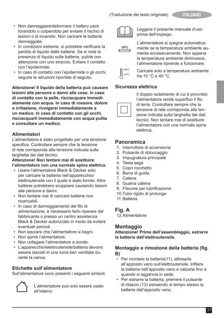 BlackandDecker Elagueur- Gpc1800 - Type H2 - Instruction Manual (Europ&eacute;en)