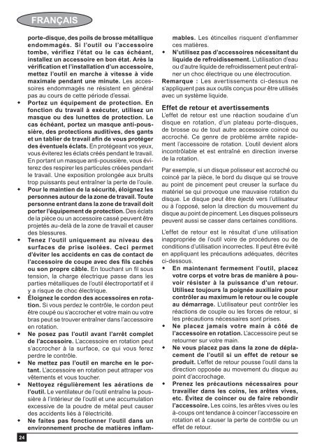 BlackandDecker Meuleuse Petit Diam&egrave;tre- Kg701 - Type 1 - Instruction Manual (Europ&eacute;en Oriental)