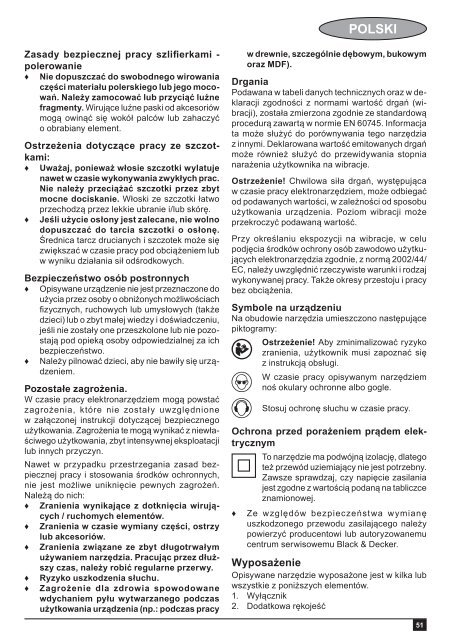 BlackandDecker Meuleuse Petit Diam&egrave;tre- Kg701 - Type 1 - Instruction Manual (Europ&eacute;en Oriental)