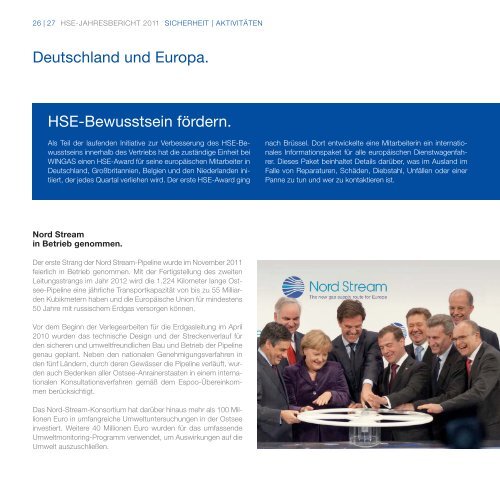 HSE Jahresbericht 2011 - WINTERSHALL