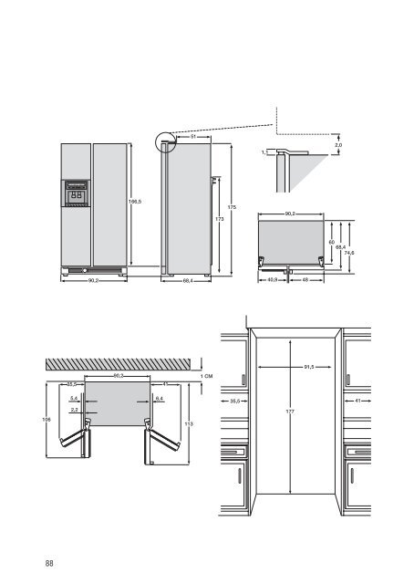 KitchenAid XBZ 800 AE NF/HA - Side-by-Side - XBZ 800 AE NF/HA - Side-by-Side FI (850340511000) Mode d'emploi