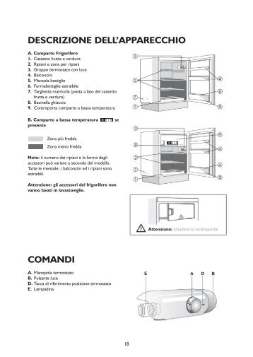 KitchenAid 5100200015 - Refrigerator - 5100200015 - Refrigerator IT (855165016020) Mode d'emploi