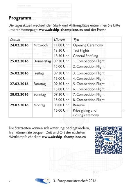 3. Europa-Meisterschaft der Luftschiffe 2016 - Airship Champions - 3rd FAI European Hot Air Airship Championship