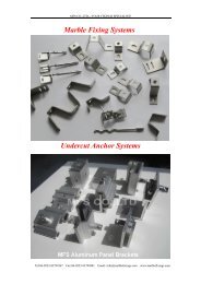 Marble Fixing System Catalog