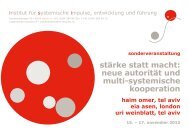 stärke statt macht: neue autorität und multi-systemische kooperation